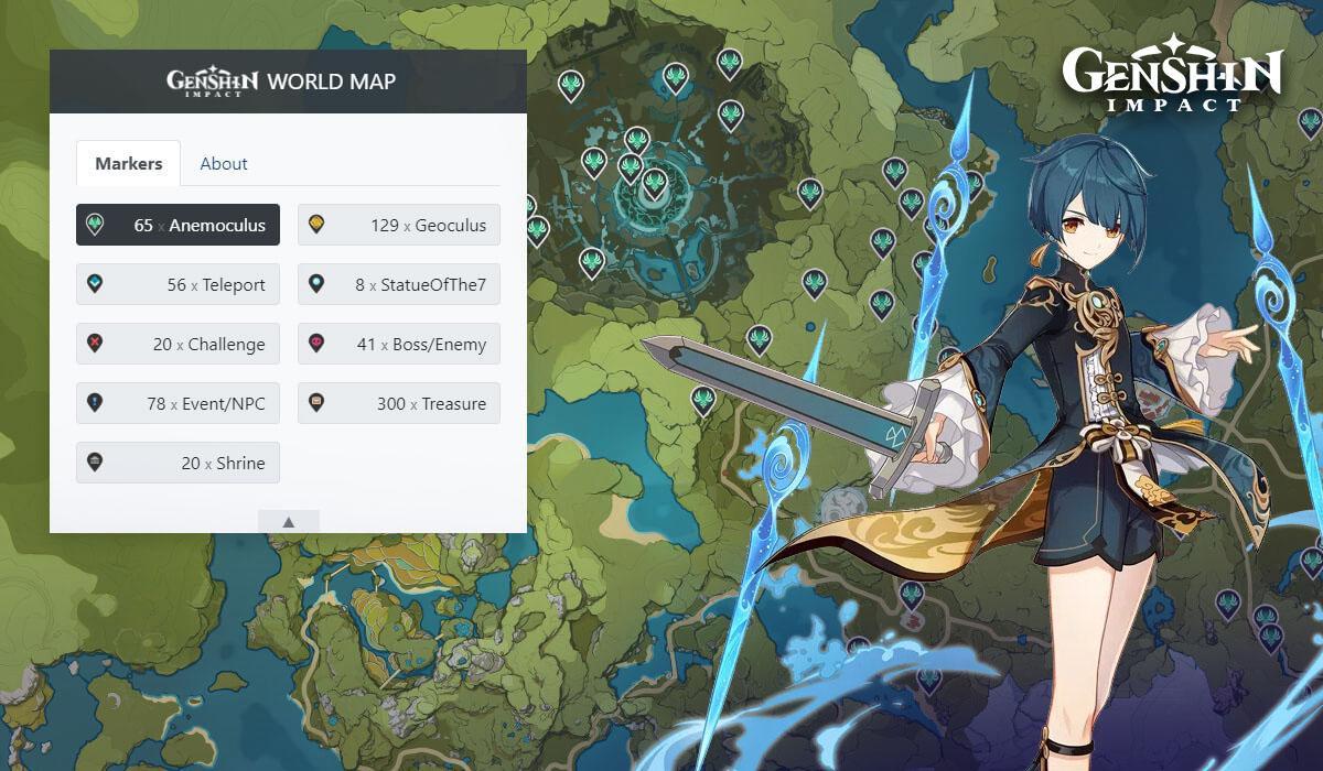 Genshin Impact Map Interaktif, Ketahui Semua Lokasi