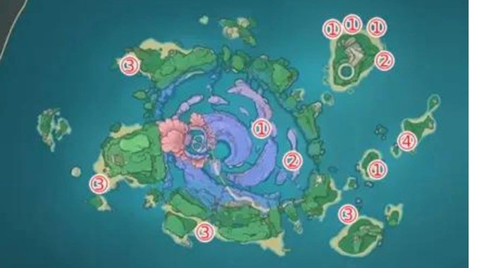 Adorned Unagi terletak di wilayah Inazuma/Foto: game8.co