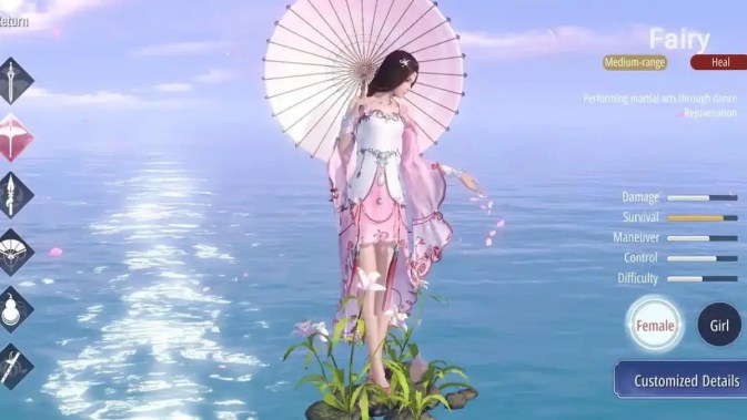 Karakter di Moonlight Blade