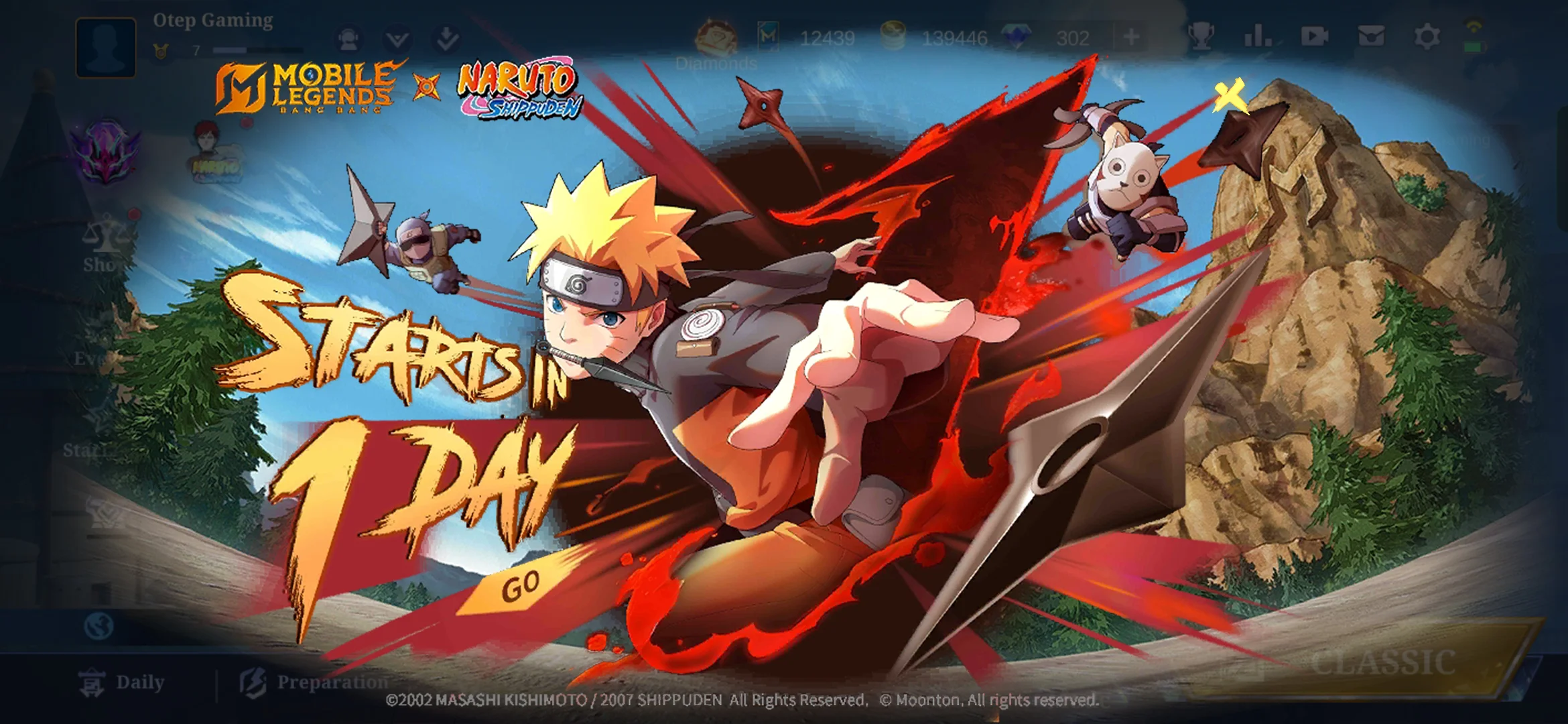 Premium Supply MLBB x Naruto Phase 2: Tanggal Rilis dan Jumlah Tiket
