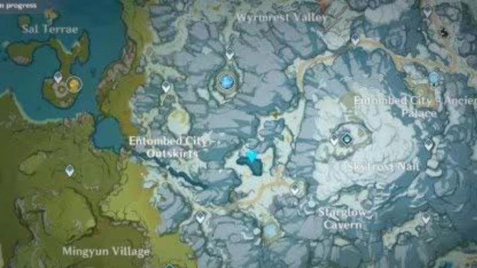 Venomspine Fish termasuk makhluk liar berwarna biru/Foto: gamewith.net