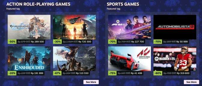 daftar steam game winter sale