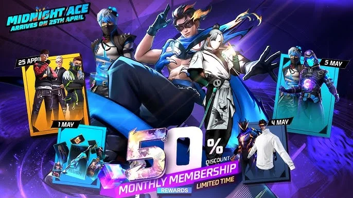 Bocoran Mystery Shop Midnight Ace FF, akan Rilis Mei!