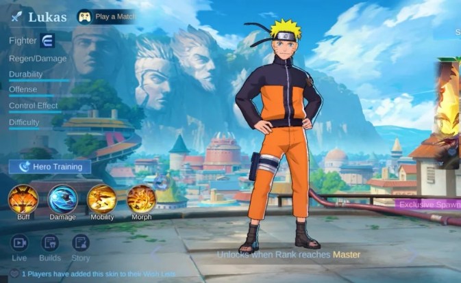 harga skin mlbb naruto