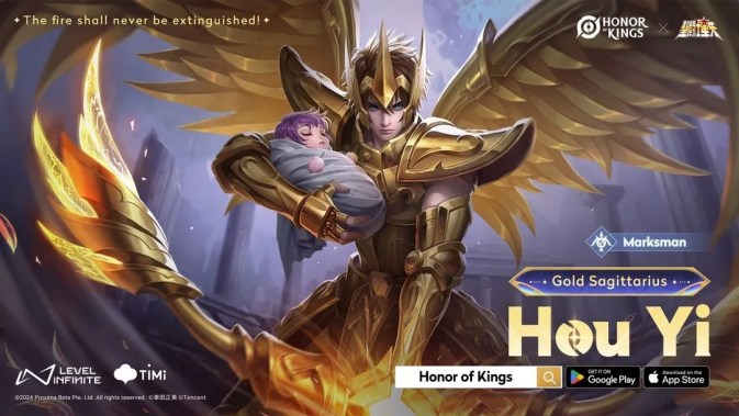 Hou Yi Honor of Kings x saint seiya