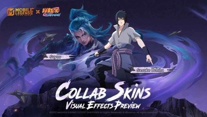 review skin naruto mlbb sasuke
