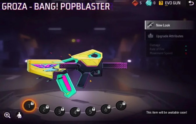 skin evo GROZA Bang! Popblaster